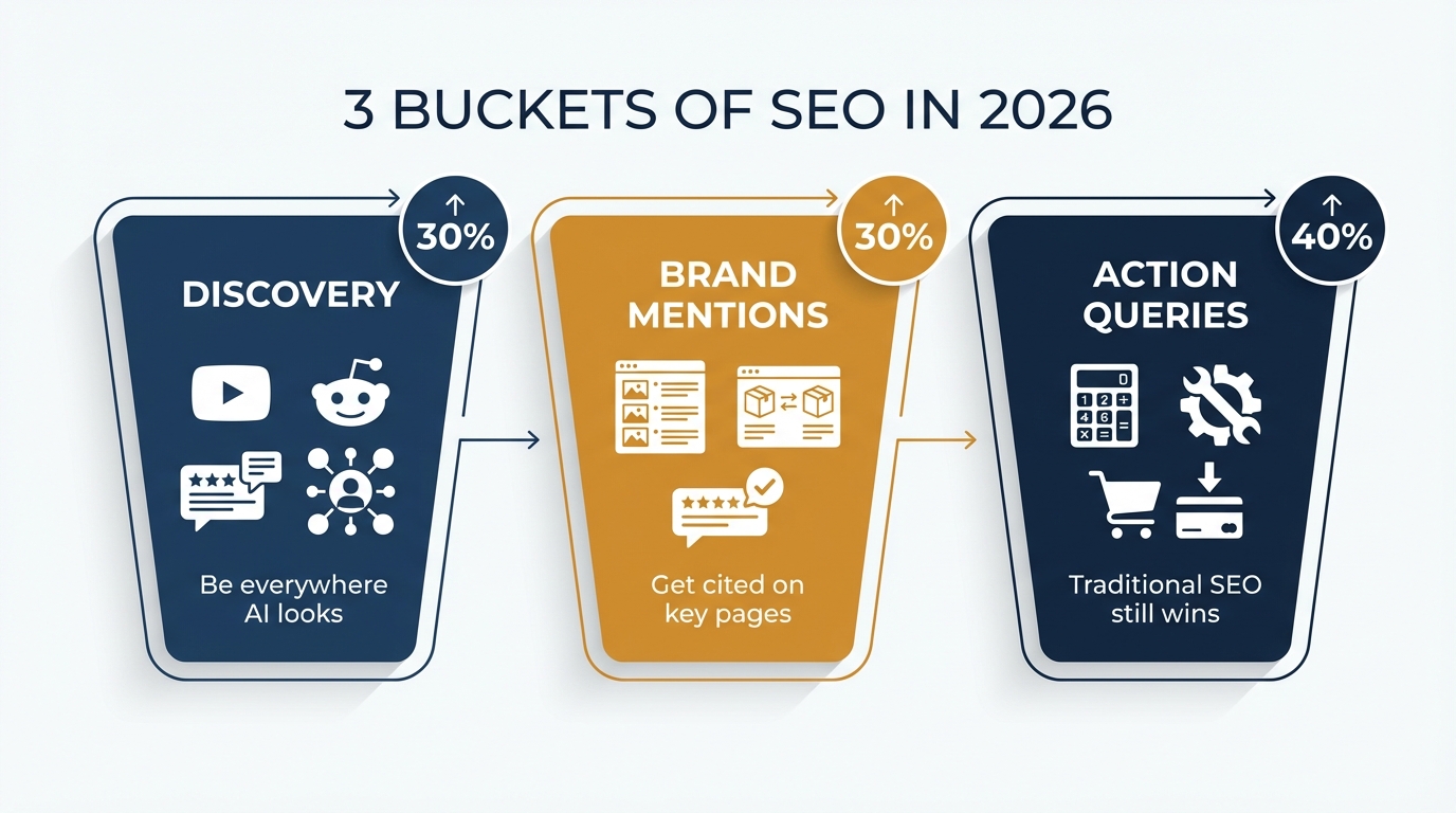 2026年SEOの3つのバケット